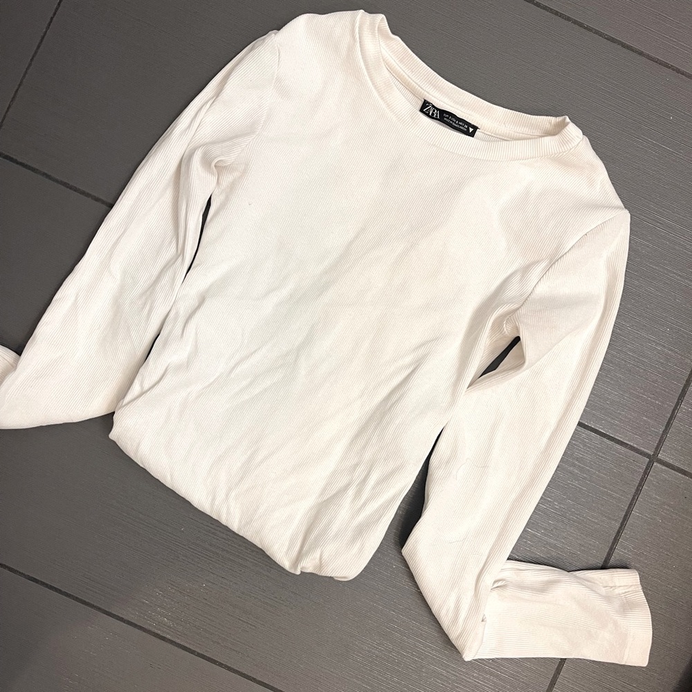 ZARA ribbed bodysuit !